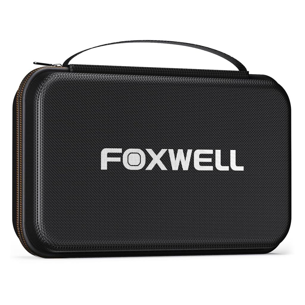 FOXWELL กระเป๋าพกพาสําหรับเครื่องสแกนเนอร์ OBD2 และเครื่องทดสอบแบตเตอรี่ - เข้ากันได้กับ BT301, BT10