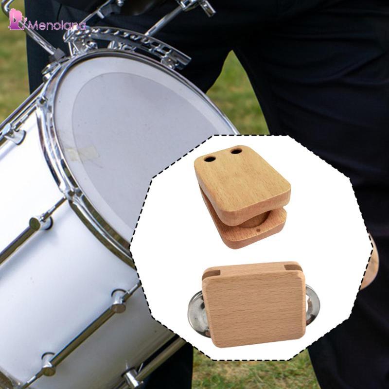 [Menolana] Cajon Castanet มืออาชีพกลองอุปกรณ์เสริมไม้ Cajon Companion Percussion Instrument แบบพกพาต