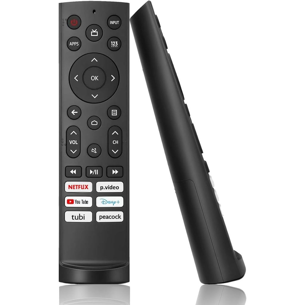 รีโมทคอนโทรลสากลสําหรับ Hisense Android/Google Smart TV, ทดแทนสําหรับทีวี Hisense UHD 4K ULED Google