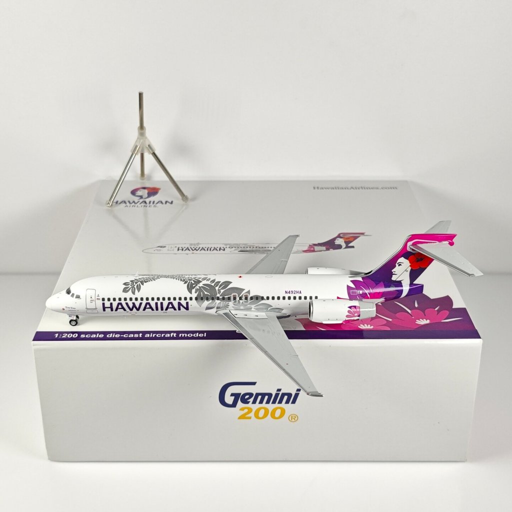 GeminiJets G2HAL1351 1: 200 Hawaii Airlines B717-200 N492HA โลหะผสม