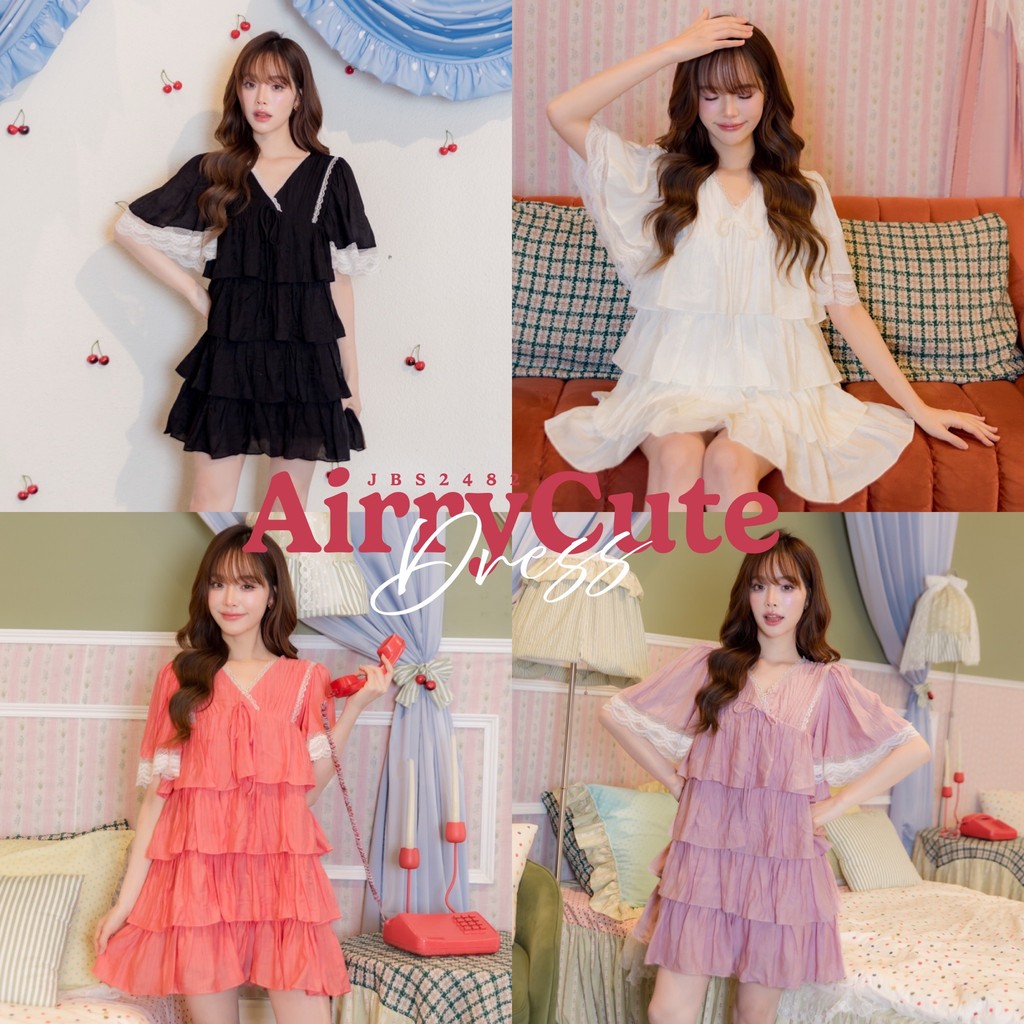 #JBS2482 Airry Cute Dress Joobs studio