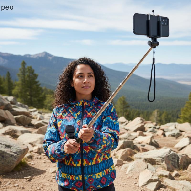 [PEO] TNW T26 Selfie Sti Mini ขยายโทรศัพท์ Grip ขาตั้งกล้องถ่ายภาพระยะไกล Vlog วิดีโอ VN