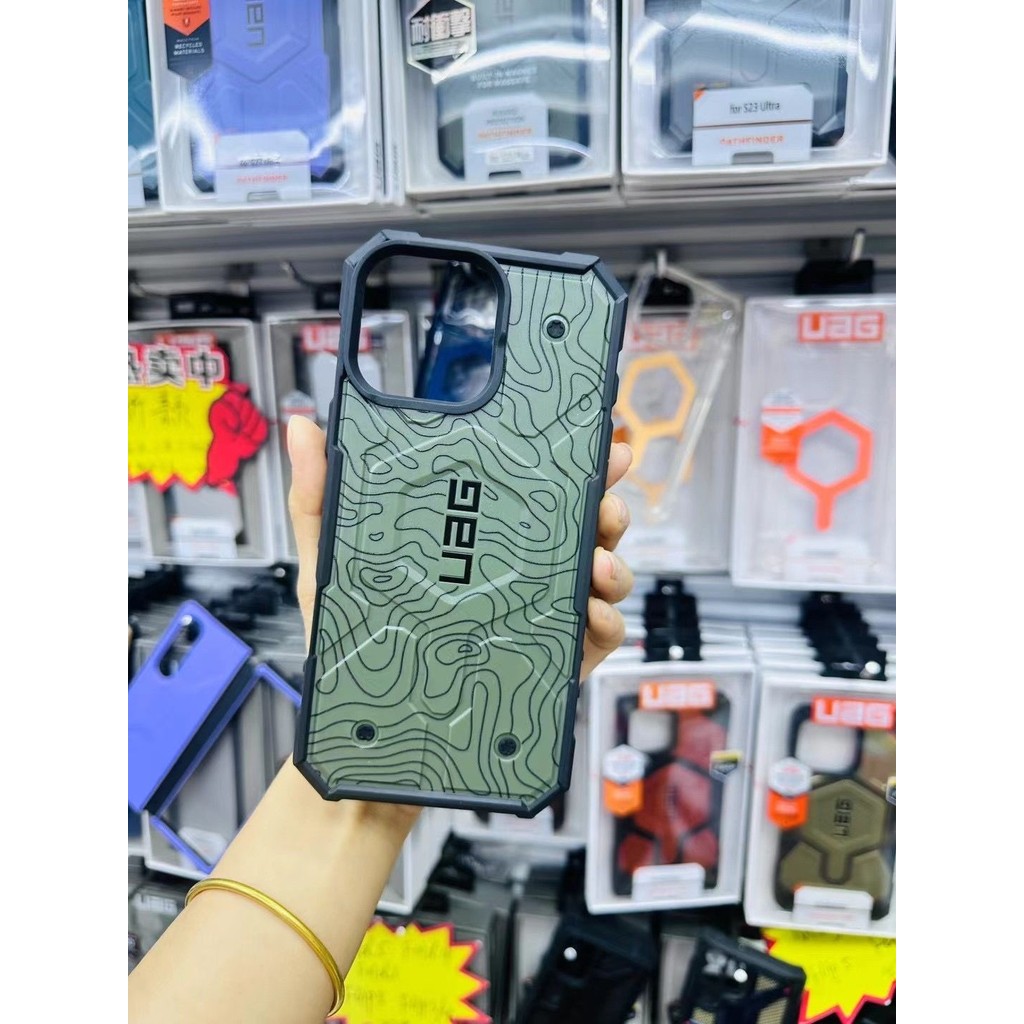 UAG Explorer Apple 16 เคสโทรศัพท์ iPhone16promax ทหารกันกระแทกพรางแม่เหล็กป้องกัน Plus