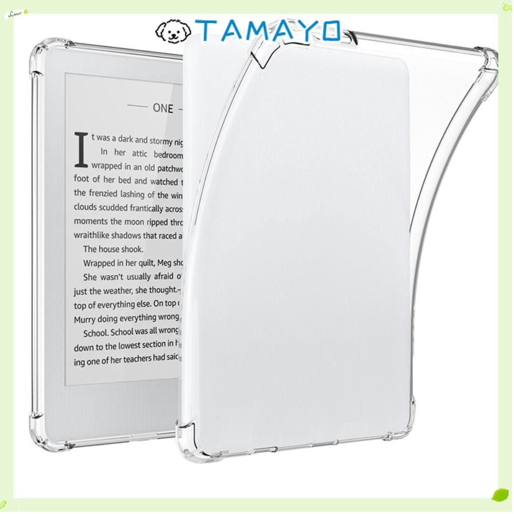 TAMAYO 6 นิ้ว E-Reader, กันกระแทกสวมใส่ฝาครอบป้องกัน, TPU โปร่งใสป้องกันการล่มสลายด้านหลังสําหรับ Me