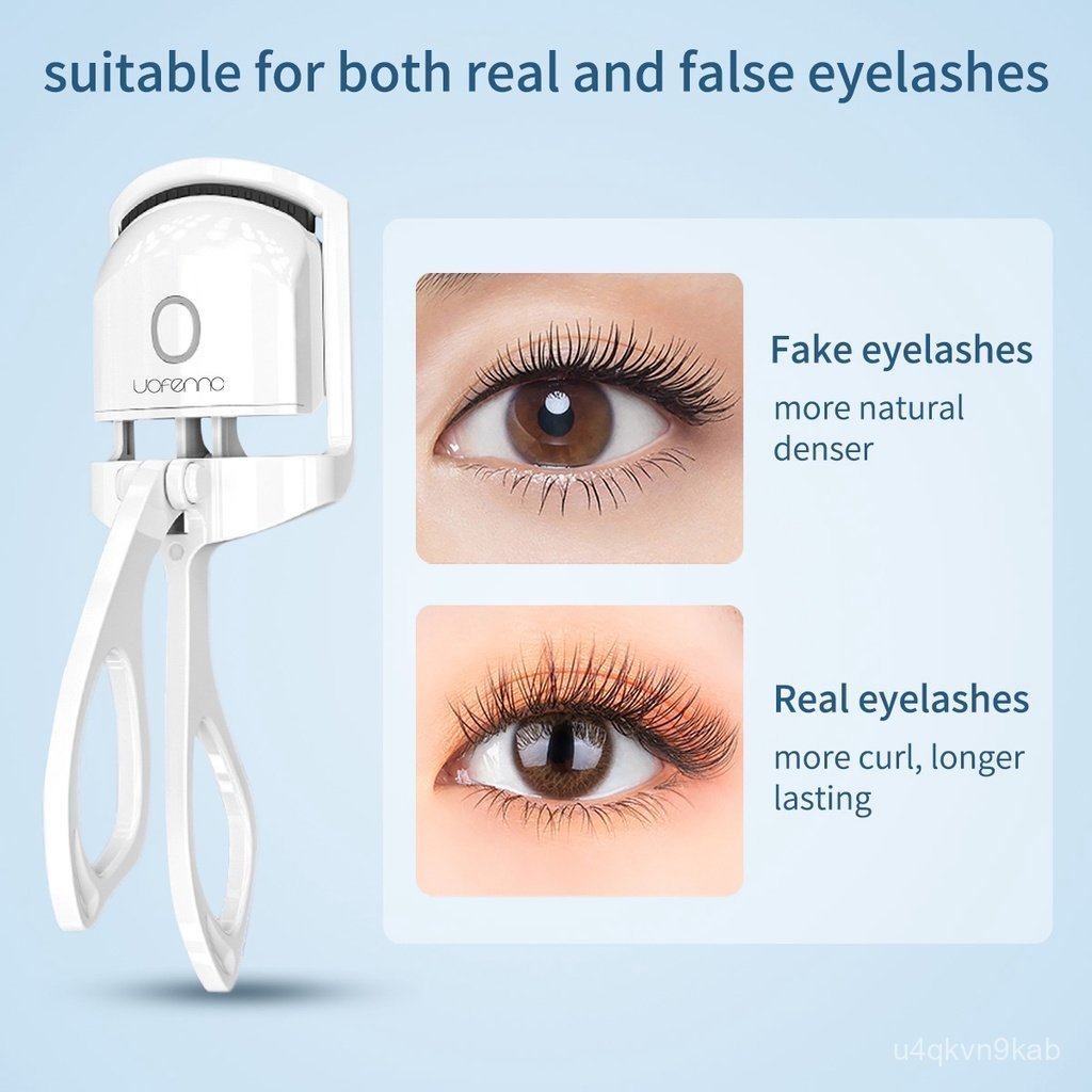 TIK TOK Hot 2 in 1 Electric Eyelash Curler Heater Clip USBUSB Rechargeable Electric Eyelash Curler L