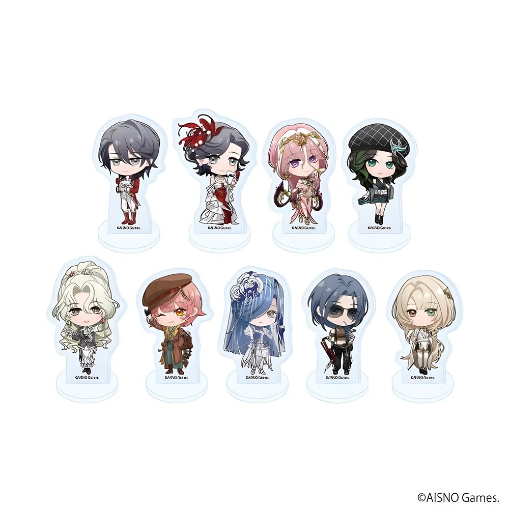 Standee Path to Nowhere chibi mini Petit Stand ไมค์ใสสําหรับตกแต่งโต๊ะเรียน เส้นทางไปยังเกมพวงกุญแจข