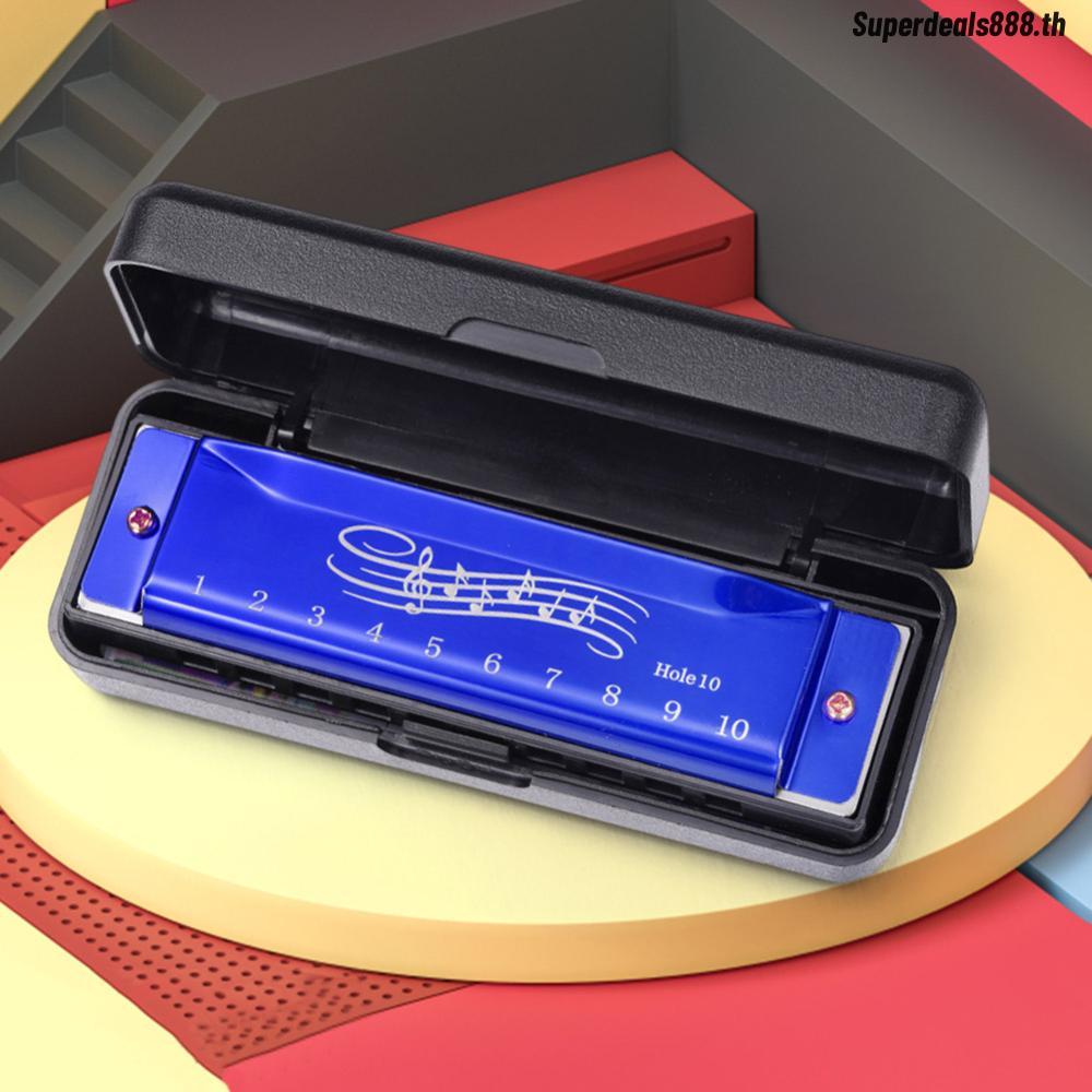 CODa Mouth Organ Portable Mini Harmonica การเรียนรู้ง่ายพร้อมเคสผู้ใหญ่เด็กของขวัญ