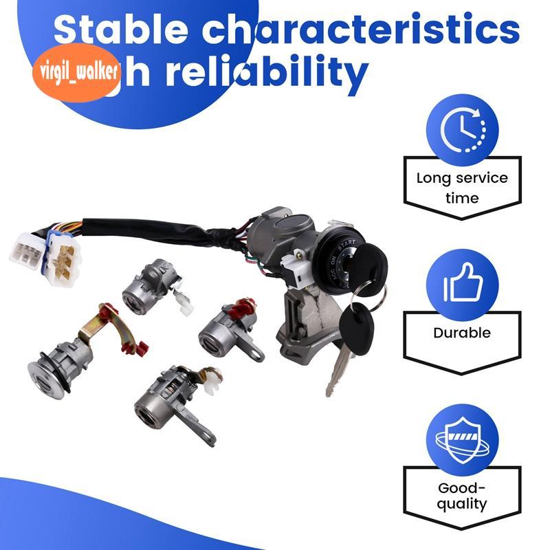 819054A610 ล็อครถ + KEYS และ CYLINDER ชุดล็อคสําหรับ I800 H1 Starex H-1 2002 รถ 8185-4A610