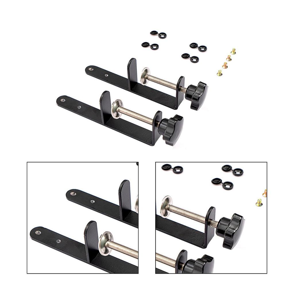 [Freneci4] 2 ชิ้น Pegboard Desk Mount ยืนสนับสนุนคลิปยึดคลิปยึดคลิปหนีบโต๊ะสําหรับ 1- 5 ซม.โต๊ะสําหร