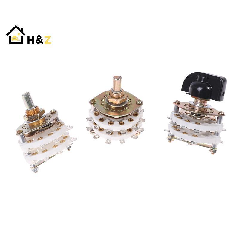 Kaleidoscope KCZ 2 Pole 6/7/8/10/11 4 Pole 3/5 ตําแหน่งช่อง Rotary Switch Selector พร้อมหมวก Rotary 