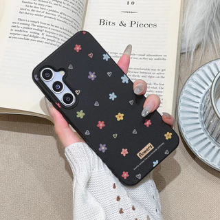 เคส For Samsung A56 A07 A55 A16 A05S A17 A15 A54 S24 FE A36 A06 A35 S25 S26 Ultra A34 A26 A53 S23 Ultra สติกเกอร์แมว