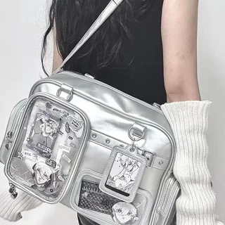 [Ready to Ship] Se.W Itabag กระเป๋าไหล่สำหรับผู้หญิง ออกแบบมาเพื่อคอนเสิร์ต มีฟีเจอร์ซ่อนป้ายไฟ เป้น.Crossbody ขนาดใหญ่ พกพาสะดวก สําหรับนักเรียนใช้ทุกวัน เป็นของขวัญที่มีคุณภาพสูง