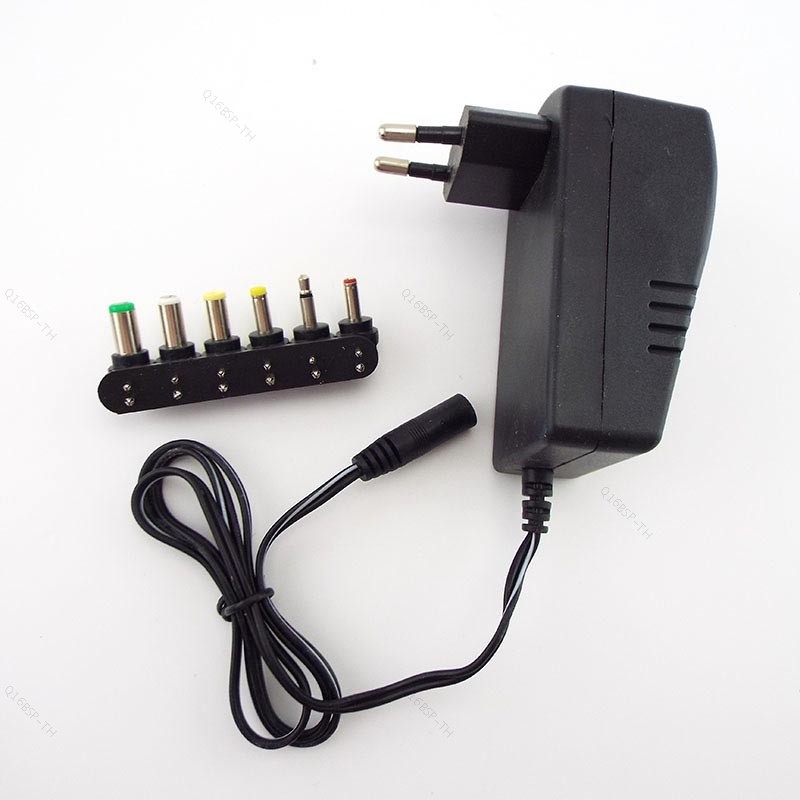 AC DC 3V 4.5V 5V 6V 7.5V 9V 12V Power Charger Supply Adapter Travel Plug Converter 2.5A Universal Ad