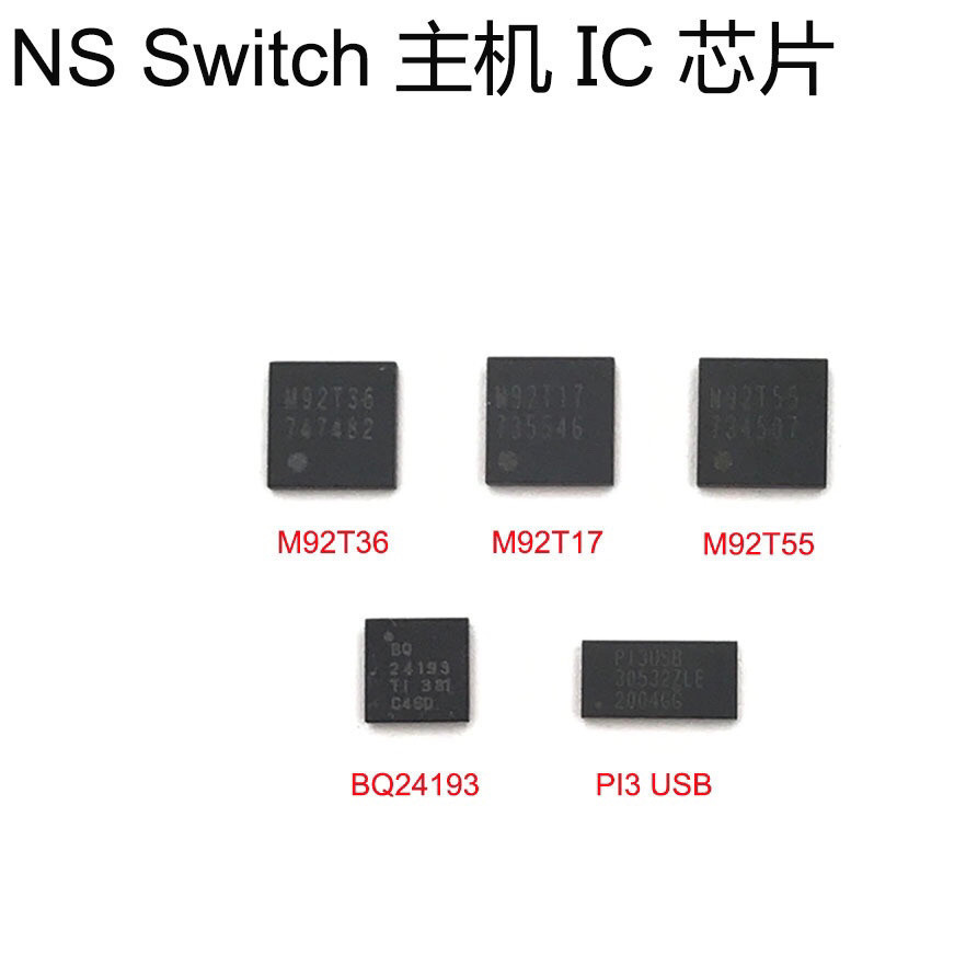 SWITCH การจัดการการชาร์จโฮสต์ IC M92T36 ชิป M92T17 NS แท็บเล็ตเกม