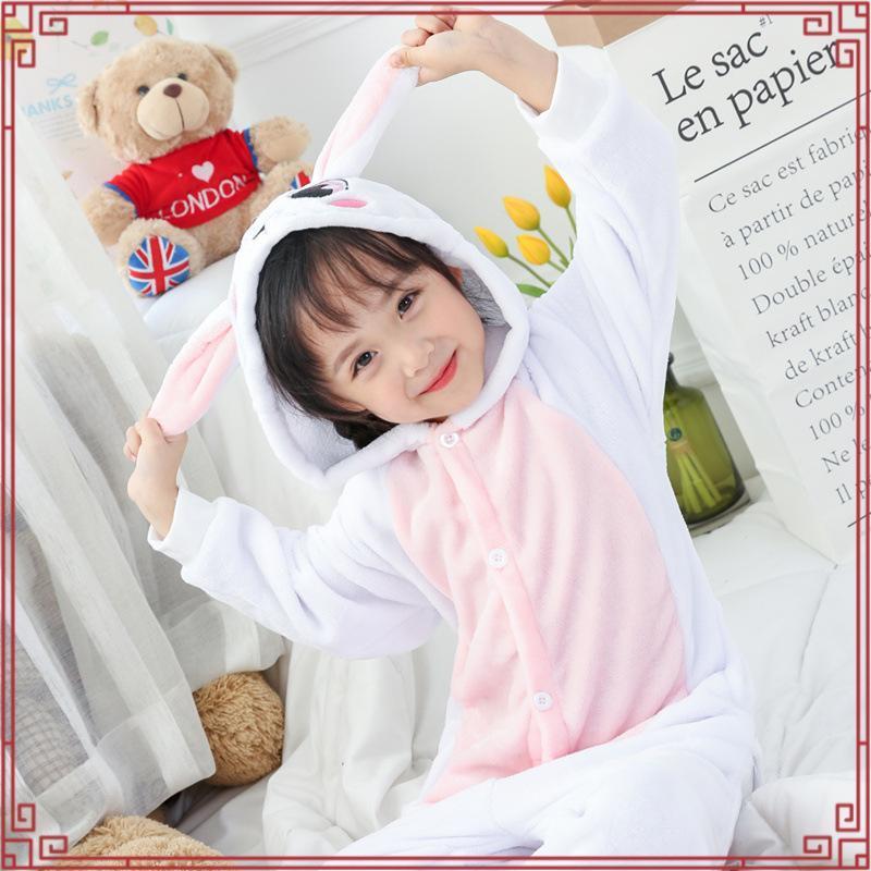 [มี COD] ชุดนอนมาสคอต กระต่าย ขาวอกชมพู (rabbit/bun)