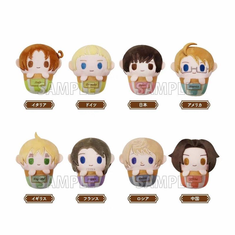 【พร้อมส่ง】hetalia ตุ๊กตา figure cosplay doll merch Arthur Kirkland Alfred F Jones Wang Yao ของขวัญ