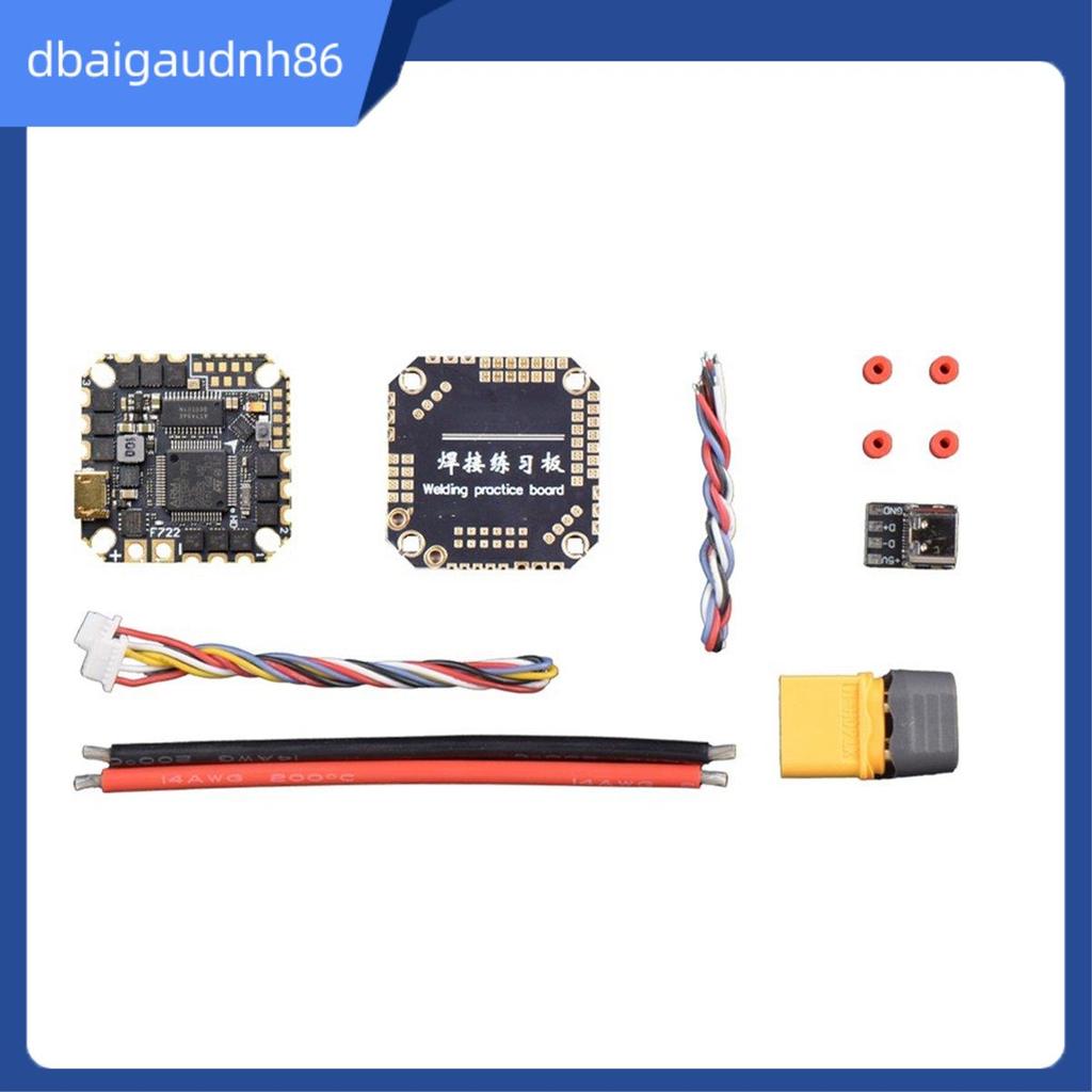 READY STOCKGHF722AIO-HD 40A AIO Baro OSD F722 Flight Controller BLHELIS 40A 4in1 ESC 2-6S สําหรับ FP