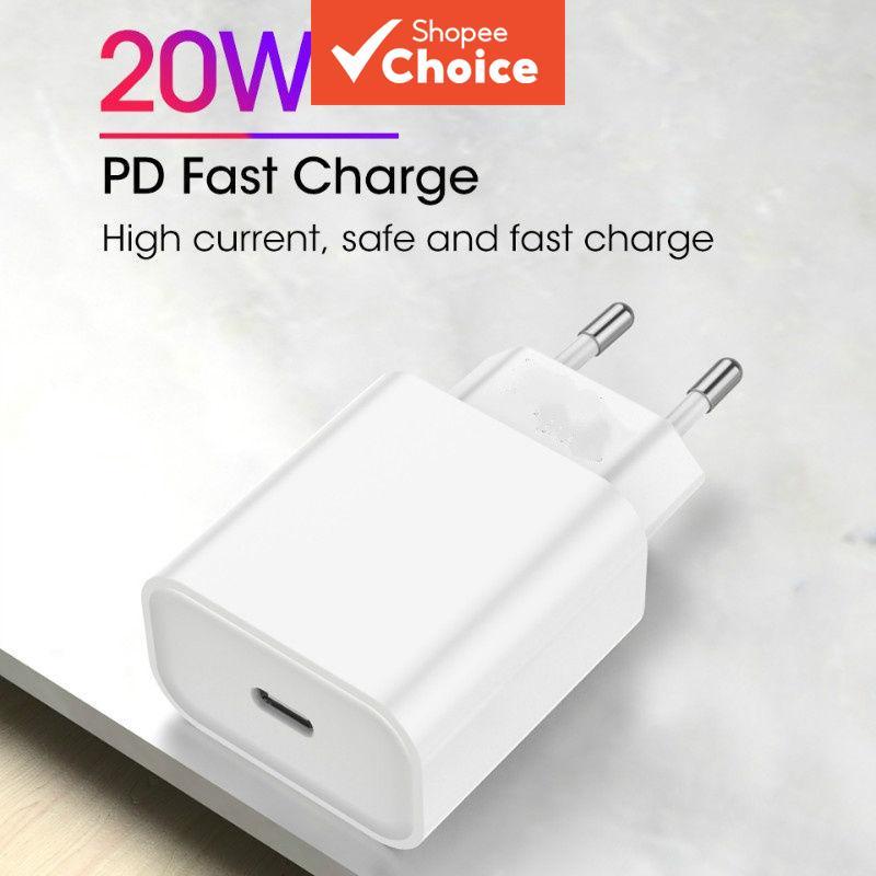 ปลั๊กชาร์จเร็ว USB-C 20W PD สําหรับอุปกรณ์เสริม iPhone 17 Air 16 15 14 13 12 11 Pro Max 7 8 Plus Mini X XR – โปรปัง