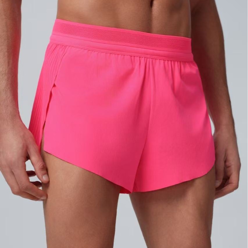 Seamless Quick-Drying Shorts Men's Marathon Ultralight Quantitative Racing Running Exercise Shorts rP5i