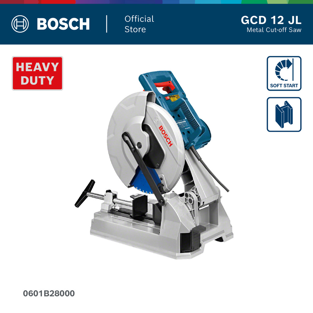 BOSCH GCD 12 JL Professional เครื่องตัดเหล็ก Dry Cut 2000W มีเลเซอร์ (รหัส 0601B28000)
