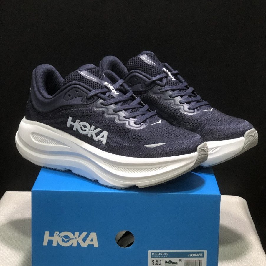 HOGA Bondai 9 รองเท้าวิ่งแฟชั่นสำหรับทั้งชายและหญิง พื้นหนานุ่ม สไตล์รองเท้าผ้าใบเพื่อความสะดวกในวัน