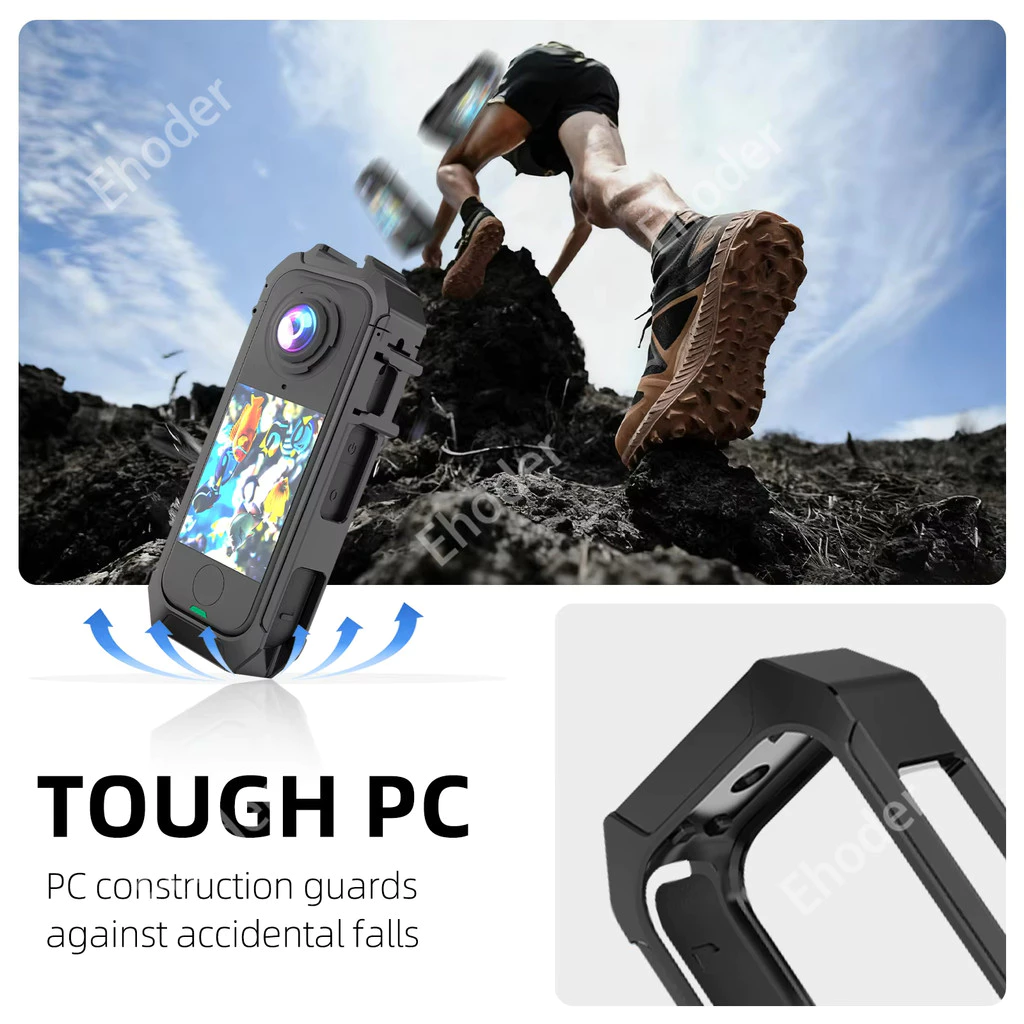 PC กรอบกรงสําหรับ Insta360 X4Air X5 X4 Insta360X4Air Insta360X5 Insta360X4 กันกระแทกกรอบป้องกันกรณีอุปกรณ์เสริม thumbnail 6