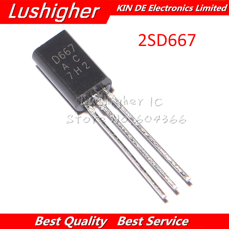 50 ชิ้น 2SD667 TO92 D667 TO-92L ทรานซิสเตอร์พลาสติก-ฝาครอบ