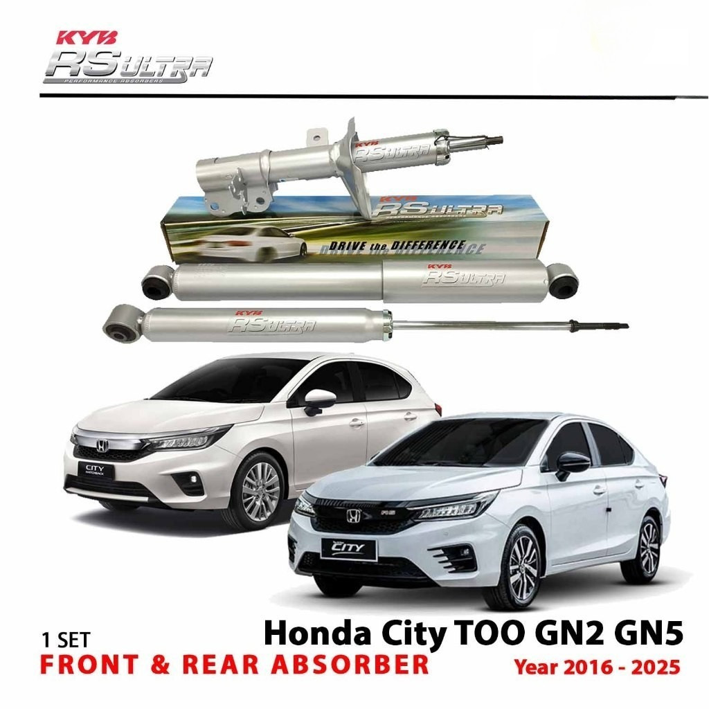 Kayaba Honda City TOO GN GN5 2020-ปัจจุบัน Hatchback KYB RS Ultra ด้านหน้าด้านหลัง 332HD14/15 342HD1