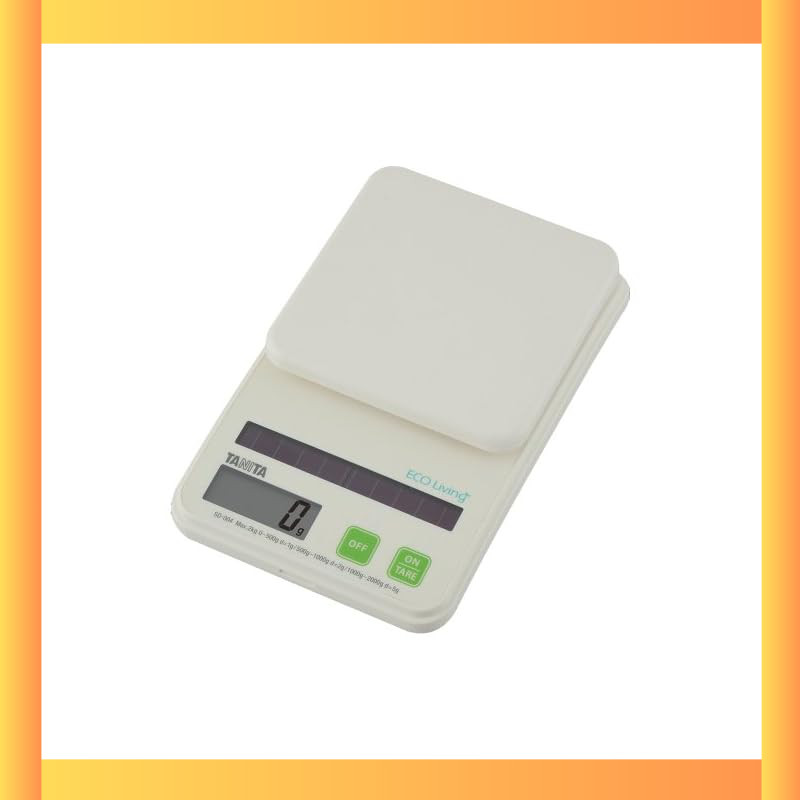 Tanita Cooking Scale Kitchen Scale Solar 2kg 1g Unit Green SD-004 GR