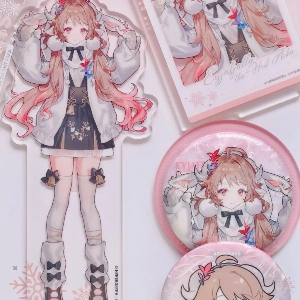 Standee อะนิเมะ Arknights ตัวอักษรรุ่น Eyjafjalla Mica อะคริลิคโต๊ะศึกษา Arknights เกมพัดลมของขวัญ