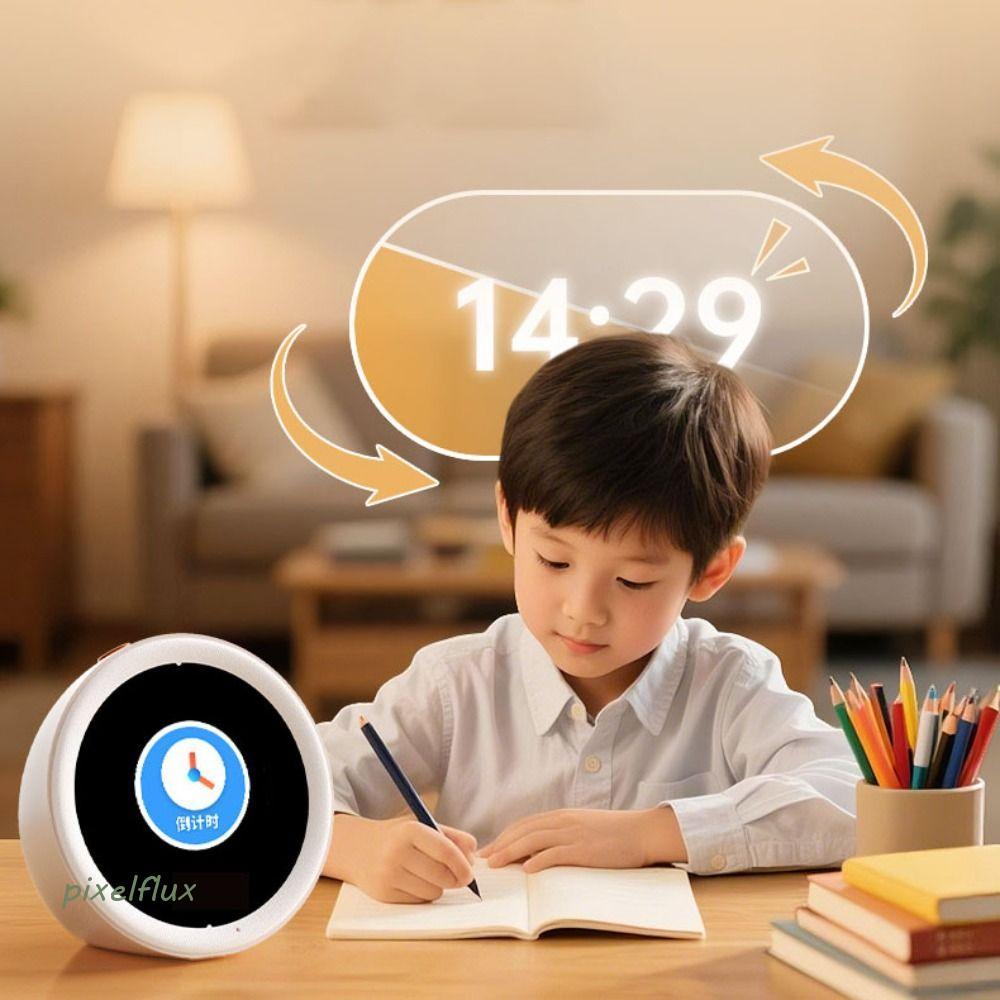 PIXELFLUX N2 นาฬิกาปลุกอัจฉริยะ, ตัวจับเวลาแบบวินัยในตัวเอง AI เทคโนโลยี AI ลําโพง, การศึกษา Robo AI