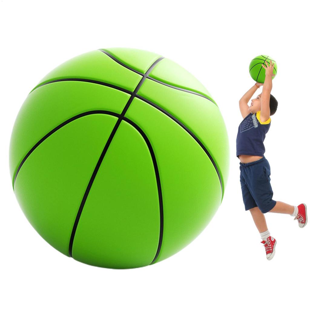 Quiet Basketball PU Soft Basketball Ball Silent Ball Bright Foam Mute Basketball for Kids Teens Adul