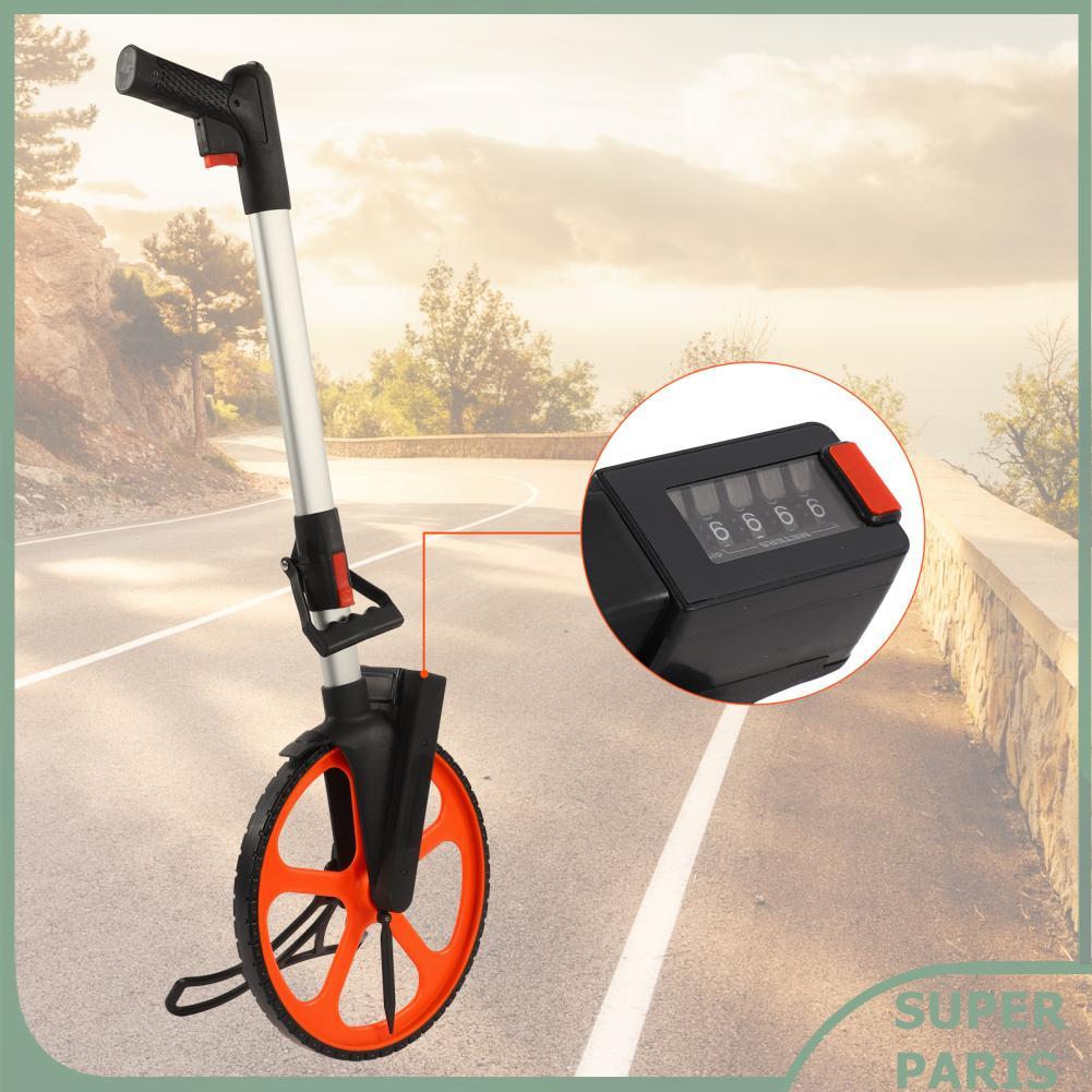 Superparis Superparis ล้อวัดระยะทางฟุต Meachanical เคาน์เตอร์ 0-9999.9 M/0-9999.9Ft ช่วงมือพร้อมที่จ