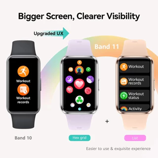 HUAWEI Band 11 Series | สมาร์ทวอทช์ |หน้าจอสว่างคมชัดขนาดใหญ่ 1.62 นิ้ว