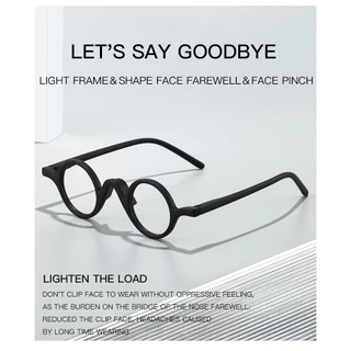 Unisex Retro Round-Frame Blue Light Blocking แว่นตาอ่านหนังสือ 2026 มาใหม่ล่าสุด High-Definition แฟชั่นแว่นตาอ่านหนังสือ +4.0