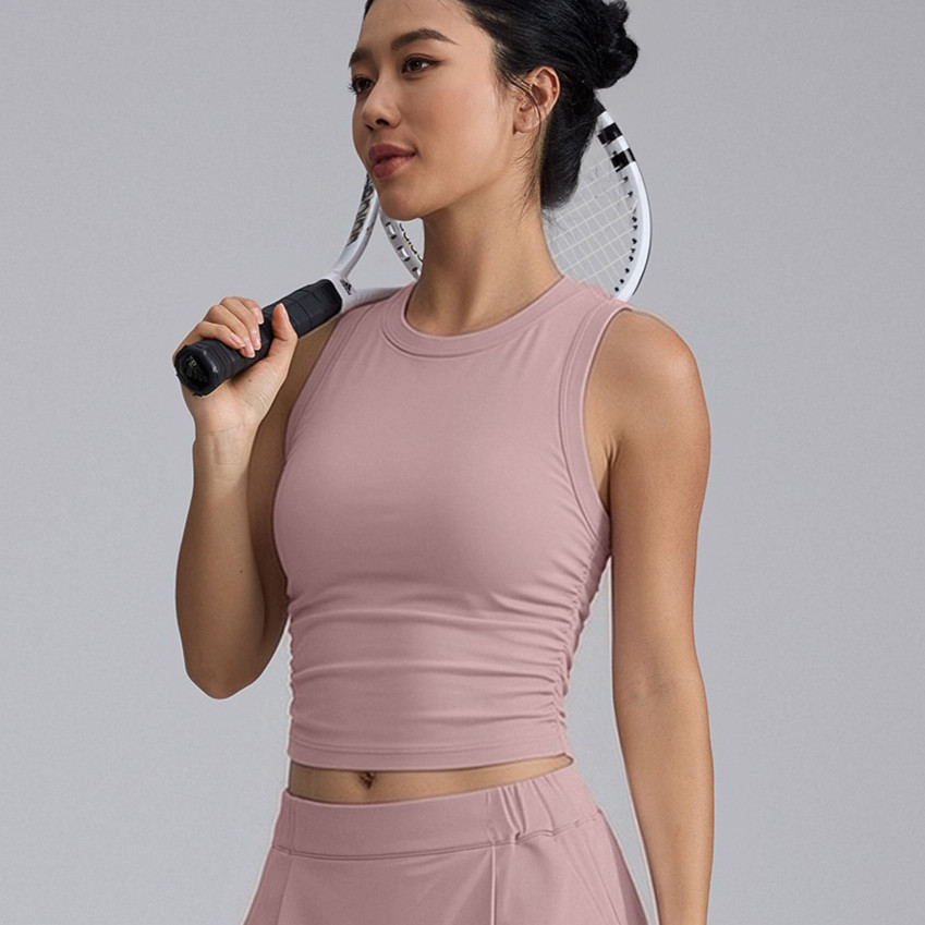 【LASYYOGA】เบาะคงที่และสปอร์ตบราเอวแบบพเลทส์ ดีไซน์กระชับ ระบายอากาศได้ดีสำหรับการออกกำลังกายหลากหลาย