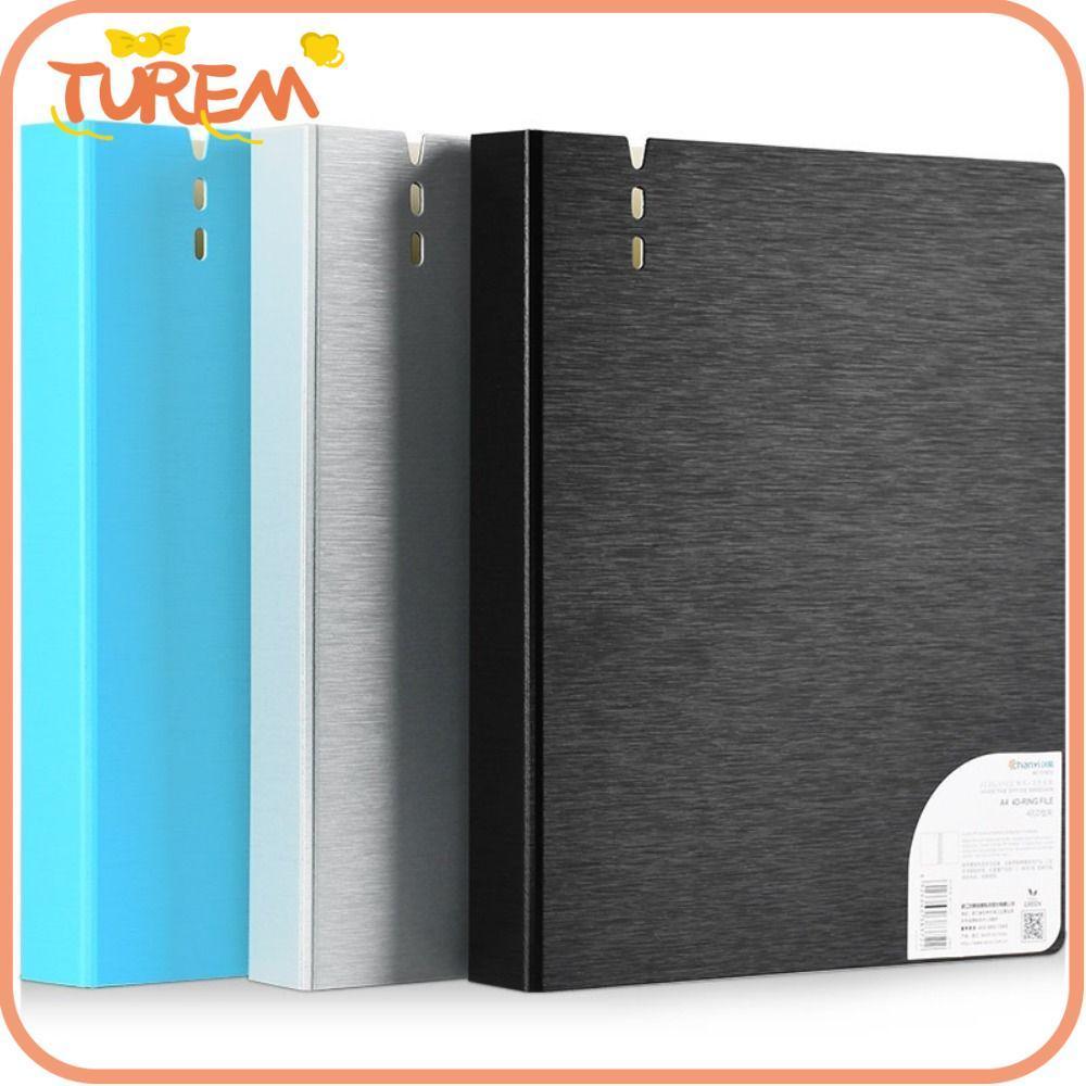 หนังสือแสดง TUREM, โฟลเดอร์แฟ้ม A4 กันน้ํา 4 รู, สํานักงานโฟลเดอร์ Binder Ring Binder