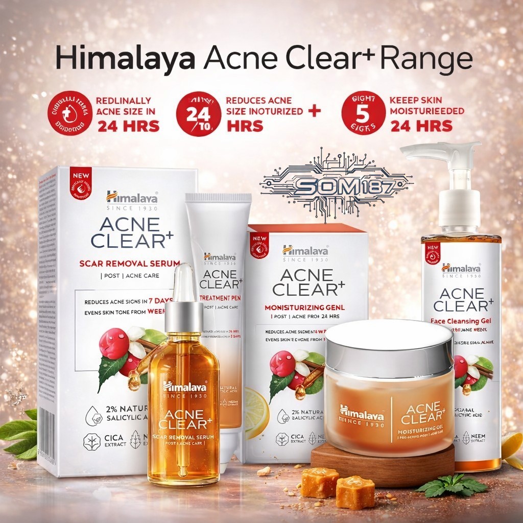 Himalaya Acne Clear+ Range ผลิตภัณฑ์ล่าสุดจากหิมาลัย