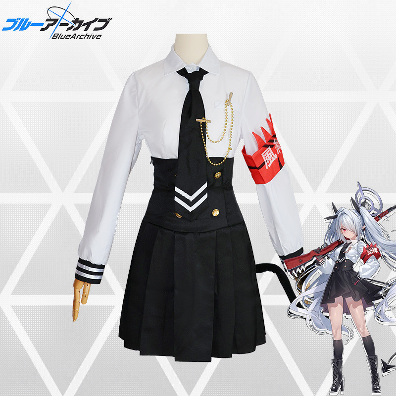 เครื่องแต่งกายคอสเพลย์ Shiromi Iori จาก.Blue Archive สีชมพู ทำมาจากวัสดุที่เป็นมิตรกับสิ่งแวดล้อม