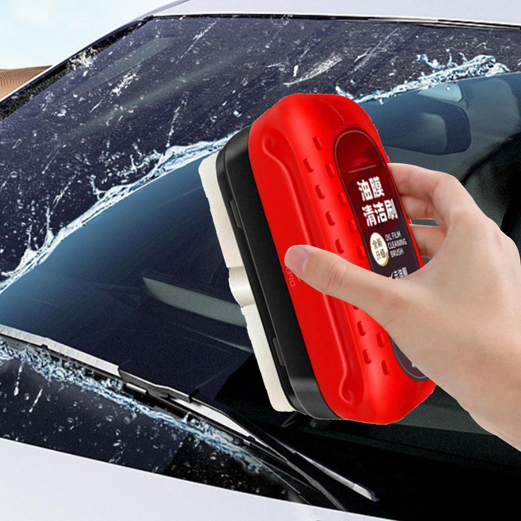 120ml Windshield Oil Remover Auto Glass Oil Film Remover พร้อมฟองน้ําผ้าขนหนู Auto Glass Oil Film Re
