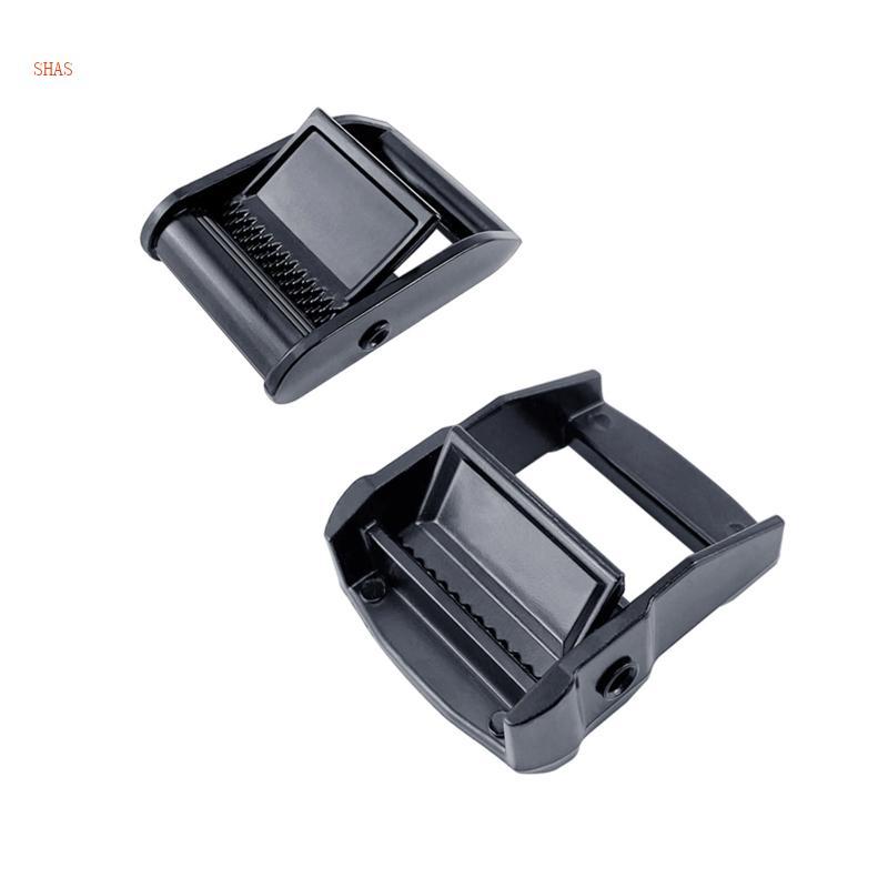 Shas Metal Cam Buckle Tie Down สายรัดคลิป 25 38 มม. Webbing Tensioner Ratchet Buckle