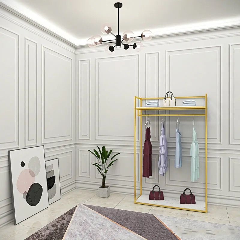 Influencer Live พื้นหลังผ้าติดผนัง 2024 สไตล์ใหม่ 3d HD ร้านขายเสื้อผ้าผ้าติดผนัง High-End Simple Light Luxury วอลล์เปเปอร์