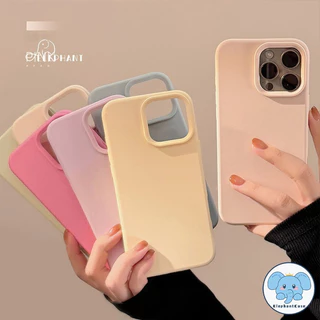 เคสไอโฟน17ยอดขาย เคส ซิลิโคอนเหลวป้องกันล้ม สีฟ้า สำหรับ IPhone 16E 11 17 15 13 12 14 16 Pro Max 14 Pro 14 15 16 Plus