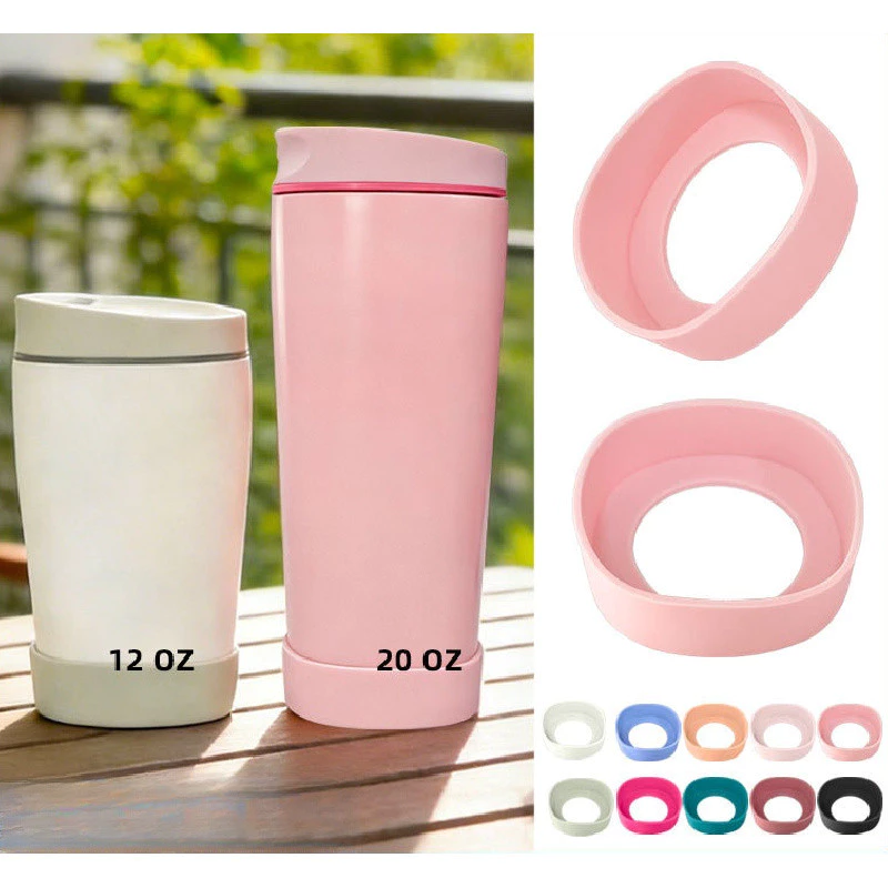 ซิลิโคนบูตป้องกันสําหรับถ้วยกาแฟ 12ออนซ์ & 20ออนซ์,ตัวป้องกันด้านล่างกันลื่น
