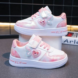 เด็กผู้หญิงสไตล์ใหม่แฟชั่นรองเท้ากีฬาลําลอง 8-14 ปีเด็กผู้หญ…