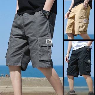 Men's Casual Cargo Shorts Loose Fit Streetwear Trendy Summer Shorts with Pockets Lightweight Comfortable