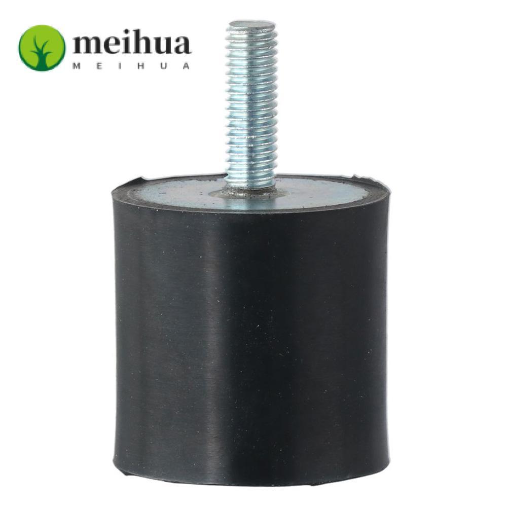 Meihua แผ่นยางกันสั่นสะเทือน M6 M8 M10 สีดํา สําหรับรถยนต์ เรือ
