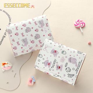 กระเป๋าสตางค์ใบสั้น ลายการ์ตูน Kitty ทำจากหนัง PU พร้อมโบว์ …