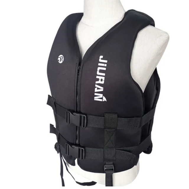 เสื้อชูชีพ Neoprene ผู้ใหญ่เด็กเสื้อชูชีพน้ําความปลอดภัยเสื้อกั๊กตกปลาพายเรือคายัคพายเรือว่ายน้ําท่องลอยความปลอดภัยเสื้อชูชีพ