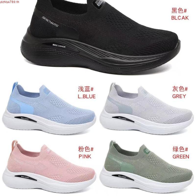 สเก็ตเชอร์ส รองเท้าผู้ชาย Men p-Ins GOwalk 8 Pelayo Walking Shoes - 216784-BBK Air-Cooled Goga Mat